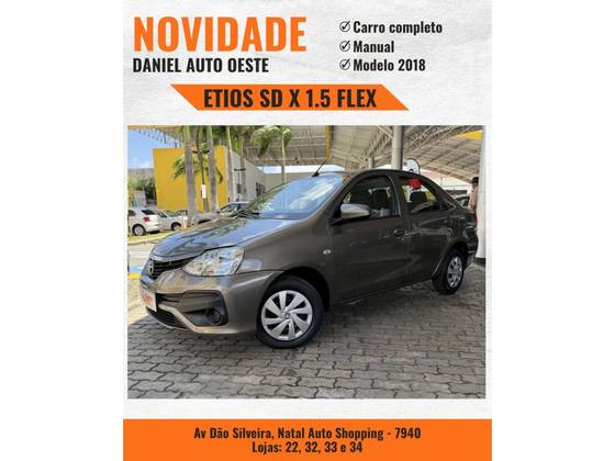 TOYOTA ETIOS 1.5 XS 16V FLEX 4P MANUAL